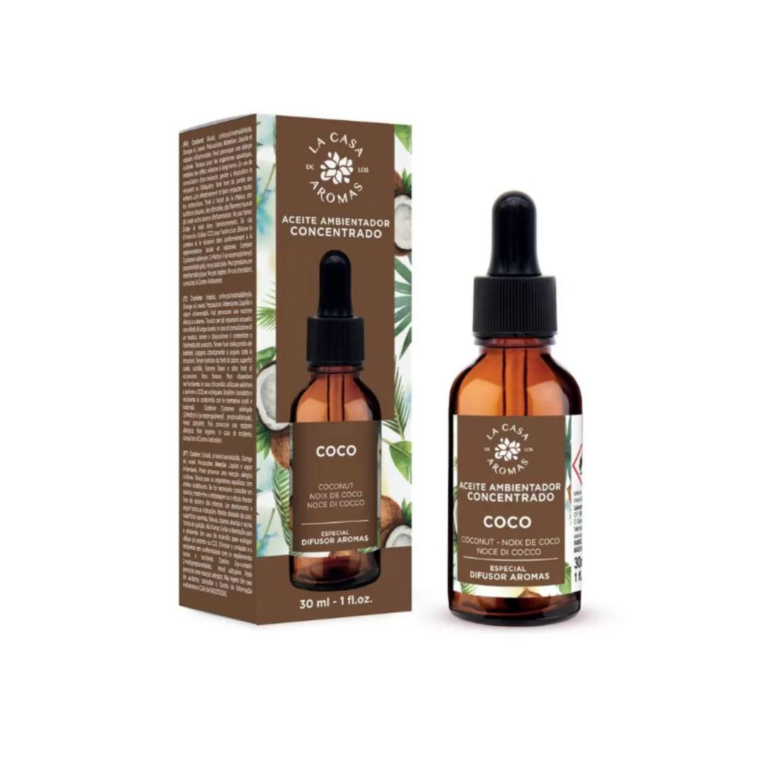 Óleo Aromático Concentrado Hidrossolúvel - Côco (30ml)